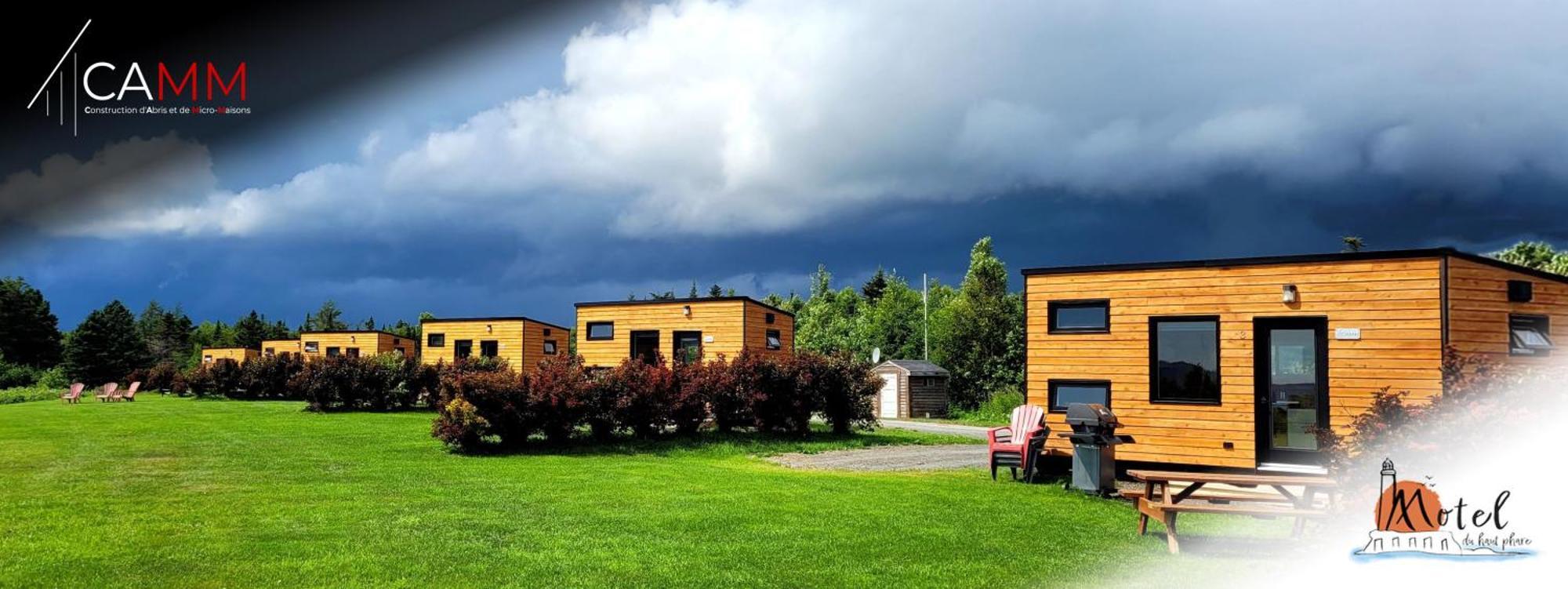 Motel Du Haut Phare Cap-des-Rosiers Kültér fotó